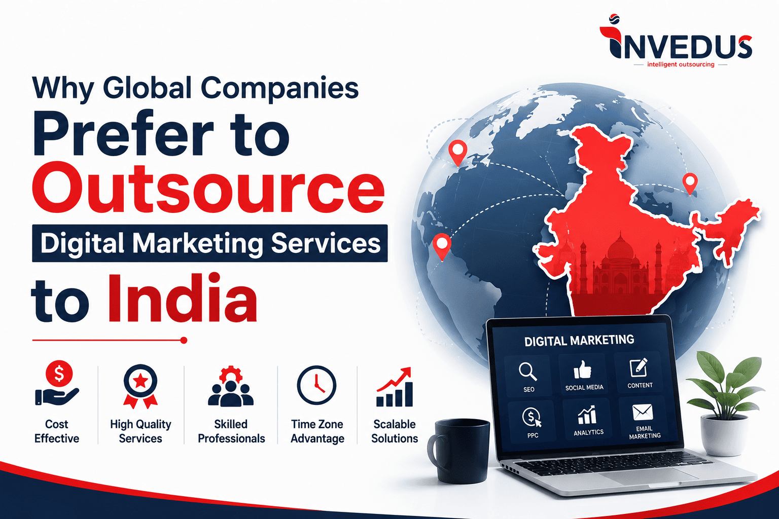 Why Global Companies Prefer to Outsource Digital Marketing Services to India
